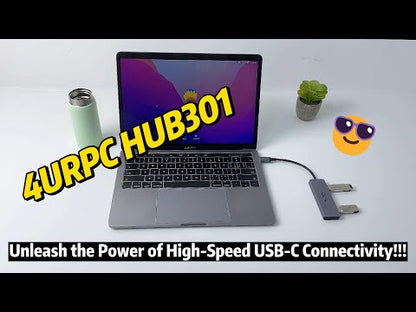 4URPC HUB301 High-Speed USB C Splitter 10Gbps USB C Hub