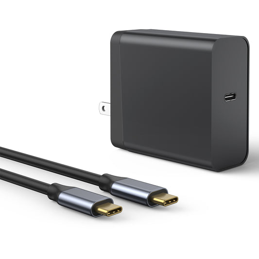 4URPC 65W USB C Charger Compact Fast Charger Adapter with 3.3ft USB-C to USB-C Cable