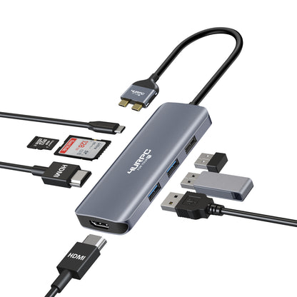 Dual Monitor Docking Station USB C Dock for MacBook Pro Air 4URPC Portable USB C Adapter HU-106