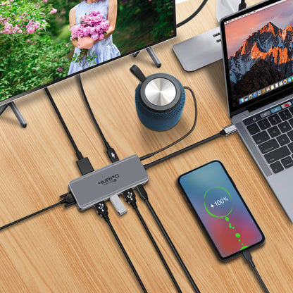 4URPC 8-IN-1 USB C Hub HDMI Adapter for USB Type-C Devices HU-103