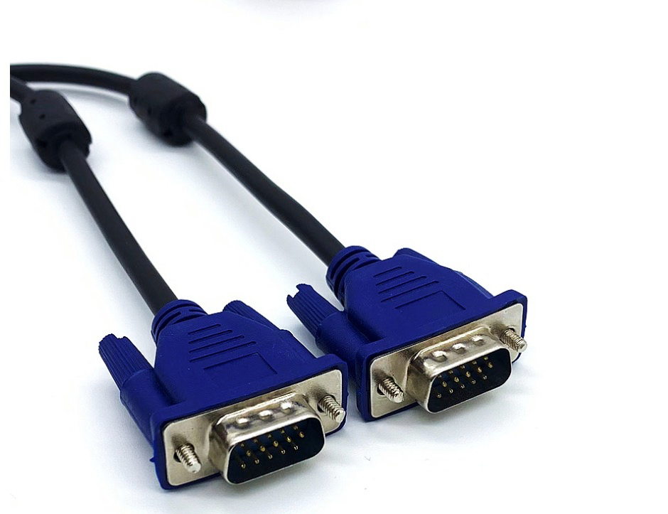 4urpc VGA Cable Male To Male Extension Cable  For PC Laptop Projector HDTV Monitor