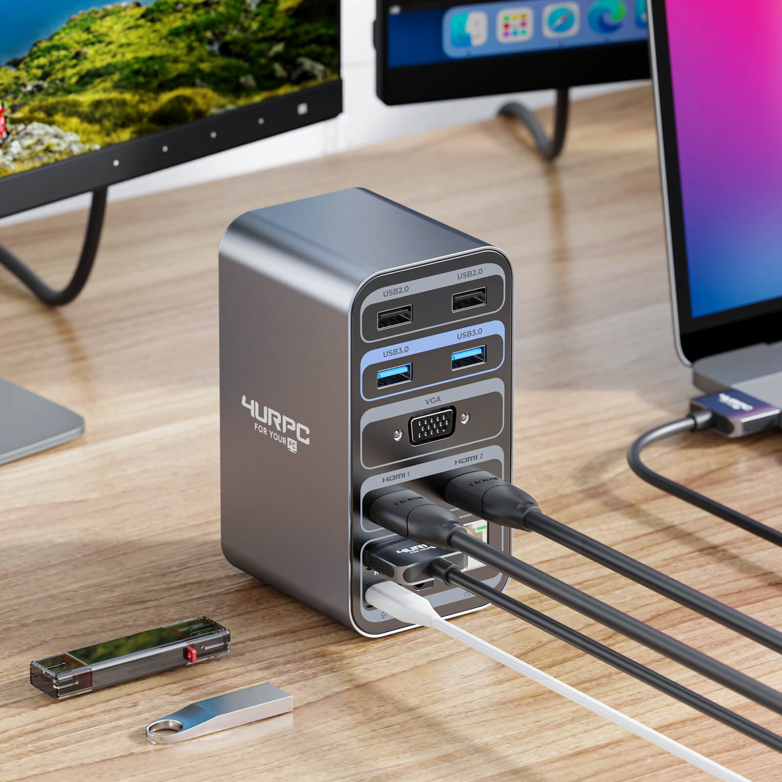 Buy USB C Docking Dual for MacBook Pro(Non-M1) –