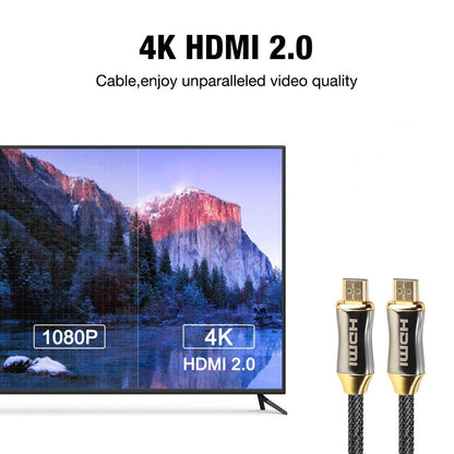 4urpc HDMI Cable High Speed 2.0 Golden Plated Connection Cable